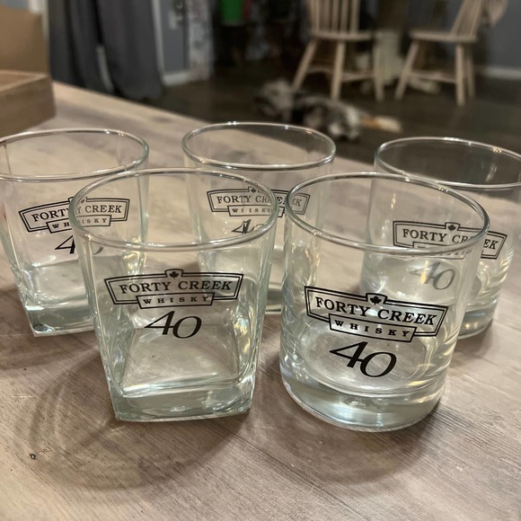 Forty Creek Whisky glasses- set of 5 - Picture 7 of 7